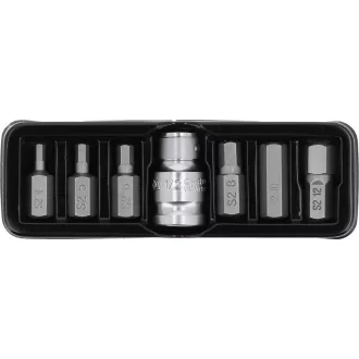YATO Sada bitov (imbus) 7 kusov 4-12, L=30 mm 1/2"