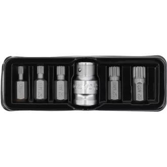 YATO Sada bitov 6 kusov SPLINE M5-M12 L=30 mm 1/2"