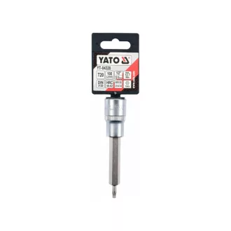 YATO Dlhý nástrčný kľúč Torx 1/2" T20 CrV