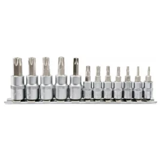   YATO Sada nástrčných kľúčov 12-dielna Torx 1/4", 3/8" CrV