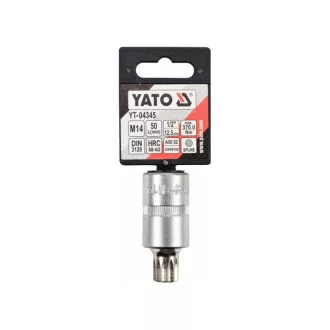 YATO nástrčný kľúč Spline 1/2" M14 CrV