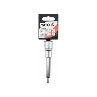 YATO Dlhý nástrčný kľúč Spline 1/2" M5 CrV
