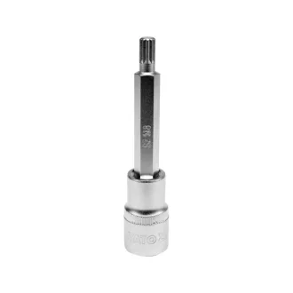   YATO nástrčný kľúč s dlhým bitom Spline 1/2" M8 CrV