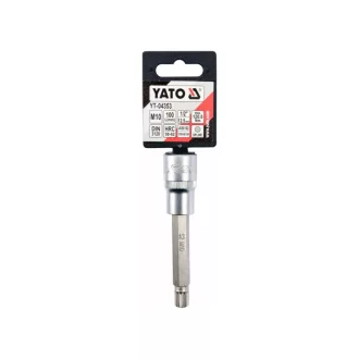 YATO Dlhý nástrčný kľúč Spline 1/2" M10 CrV