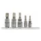YATO Sada nástrčných kľúčov 5-dielna Spline 1/4", 3/8" CrV