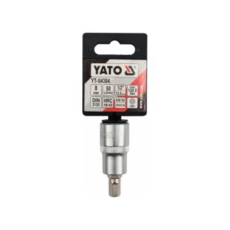 YATO nástrčný kľúč na bity Allen 1/2" 8 mm CrV