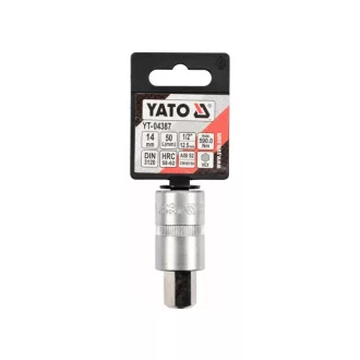 YATO nástrčný kľúč na bity Allen 1/2" 14 mm CrV