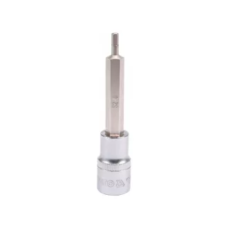   YATO Dlhý nástrčný kľúč na bity Allen 1/2" 4 mm CrV