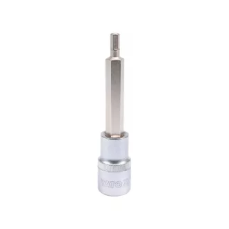   YATO Dlhý nástrčný kľúč na bity Allen 1/2" 5 mm CrV
