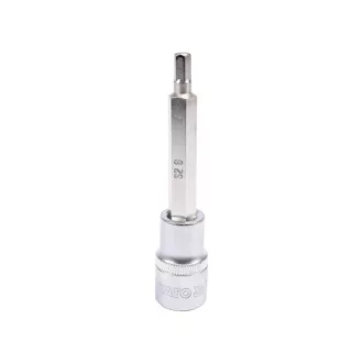   YATO Dlhý nástrčný kľúč na bity Allen 1/2" 6 mm CrV