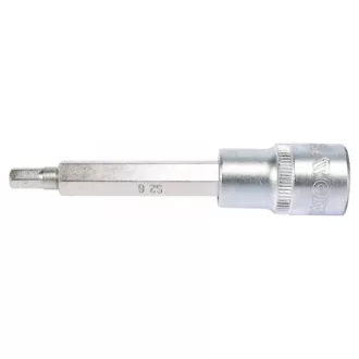   YATO Dlhý nástrčný kľúč na bity Allen 1/2" 6 mm CrV