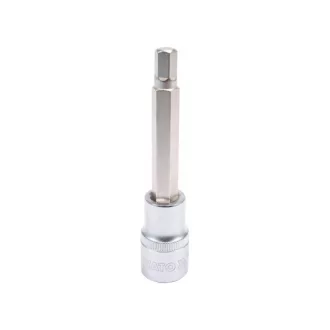   YATO Dlhý nástrčný kľúč na bity Allen 1/2" 8 mm CrV