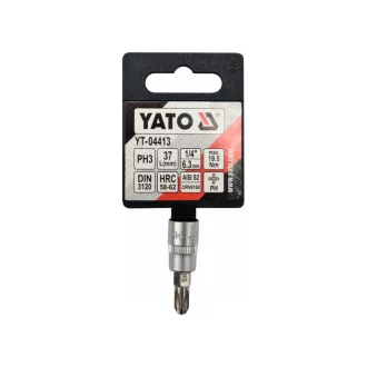 YATO nástrčný kľúč Phillips 1/4" PH3 CrV