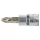 YATO nástrčný kľúč na bity Pozidriv 1/4" PZ2 CrV