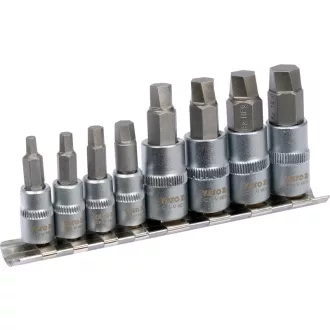   YATO súprava šesťhranných nástrčných kľúčov 8 kusov 1/4" 3/8"