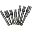 Sada adaptérov YATO nástrčných kľúčov 8 dielov 1/4" Hex -> 1/4", 3/8", 1/2" štvorcový CrV