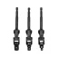 Sada adaptérov YATO nástrčných kľúčov 3 diely 1/4" Hex -> 1/4" 3/8" 1/2" štvorcový CrV