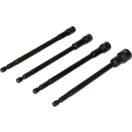 YATO Súprava magnetických dlhých matkových kľúčov 4-dielna 150 mm