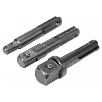   Sada adaptérov YATO nástrčných kľúčov 3 diely SDS-Plus -> 1/4", 3/8", 1/2" štvorec