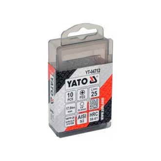 Hrot bitov YATO PZ2 x 25 mm (10 ks)