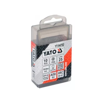 Hrot bitov YATO PH2 x 25 mm (10 ks)