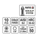 Hrot bitov YATO PH1 x 50 mm (10 ks)