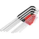 YATO sada dlhých imbusových kľúčov 9 kusov 1,5-10 mm CrV