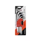 YATO súprava imbusových kľúčov 10 dielov 2,0-12 mm CrV