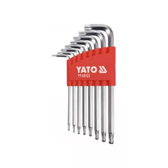   YATO Sada kľúčov Torx s guľovou hlavou 8 dielov T9-T40 CrV