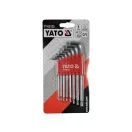 YATO Sada kľúčov Torx s guľovou hlavou 8 dielov T9-T40 CrV