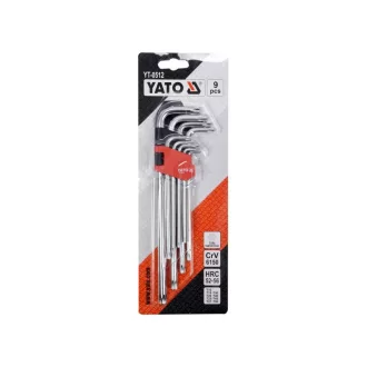 Sada kľúčov YATO Long Torx 9 dielov T10-T50 CrV