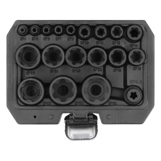   YATO Sada nástrčných kľúčov na stroje 1/4", 3/8", 1/2" Torx