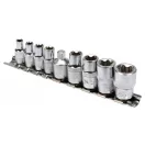 Sada nástrčných kľúčov YATO 9-dielna vonkajší Torx 1/4", 3/8" CrV