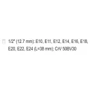 YATO Sada nástrčných kľúčov 9-dielna externá Torx 1/2" E10-E24 CrV