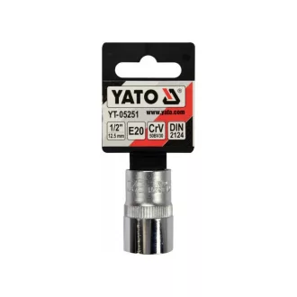 YATO nástrčný kľúč vonkajší torx 1/2" E20 CrV