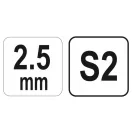 YATO T-kľúč Allen 2,5 mm CrV