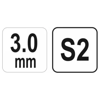 YATO imbusový kľúč T-kľúč 3,0 mm / 13 x 100 mm S2