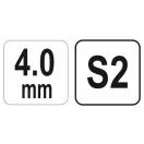 YATO imbusový kľúč T-kľúč 4,0 mm / 13 x 140 mm S2