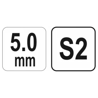 YATO imbusový kľúč T-kľúč 5,0 mm / 17 x 140 mm S2