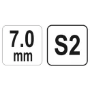 YATO T-kľúč Allen 7,0 mm CrV
