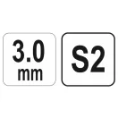 YATO Imbus kľúč s guľovou hlavou 3,0 mm / 13 x 100 mm S2