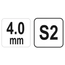 YATO Imbus kľúč s guľovou hlavou 4,0 mm / 13 x 140 mm S2