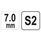 YATO Imbusový kľúč s guľovou hlavou 7,0 mm / 17 x 170 mm S2