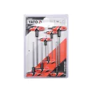 YATO Sada imbusových kľúčov s guľovou hlavou 8 kusov 2,5-10 mm S2