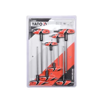   YATO Sada imbusových kľúčov s guľovou hlavou 8 kusov 2,5-10 mm S2
