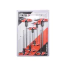 YATO Sada imbusových kľúčov s guľovou hlavou 8 kusov 2,5-10 mm S2