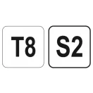 YATO T-kľúč T8 / 130 mm S2