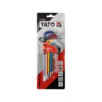 Sada kľúčov YATO Long Torx 9 dielov T10 - T50 S2