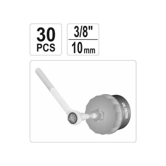   YATO súprava na odstránenie olejového filtra 30 kusov 3/8"