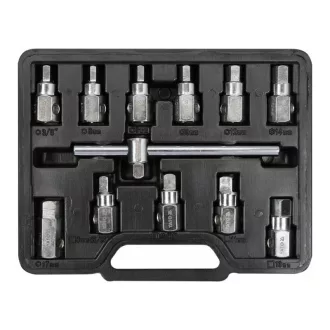   YATO Sada kľúčov na vypúšťanie oleja 12 kusov 8-13 mm, 8-17 mm 3/8"